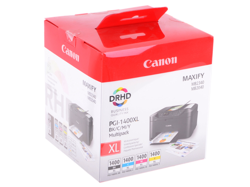 Картридж Canon PGI-1400BK/C/M/Y XL EMB MULTI для MAXIFY МВ2040/МВ2340 9185B004