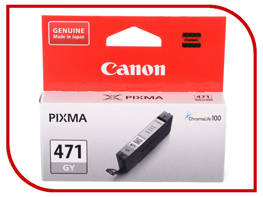 

Картридж Canon CLI-471GY Grey для MG7740 0404C001, CLI-471