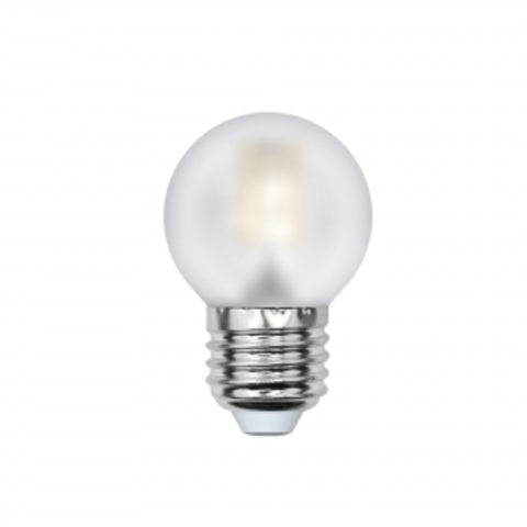 Лампочка Uniel LED G45 E27 6W 220V 3000K 500Lm Warm Light LED-G45-6W/WW/E27/FR PLS02WH