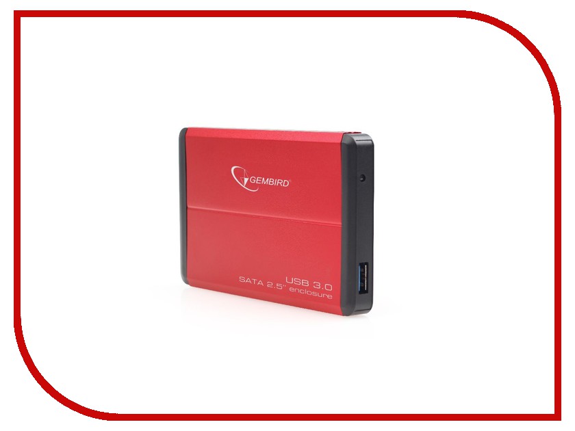 

Аксессуар Внешний корпус Gembird EE2-U3S-2-R USB 3.0 Red