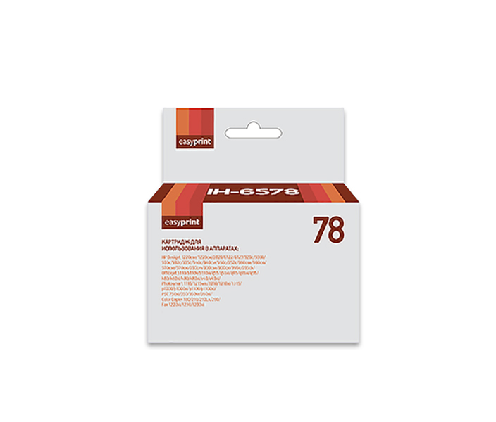 

Картридж EasyPrint C6578A IH-78 для HP Deskjet 930/940/950/960/970/1220, C6578A IH-78