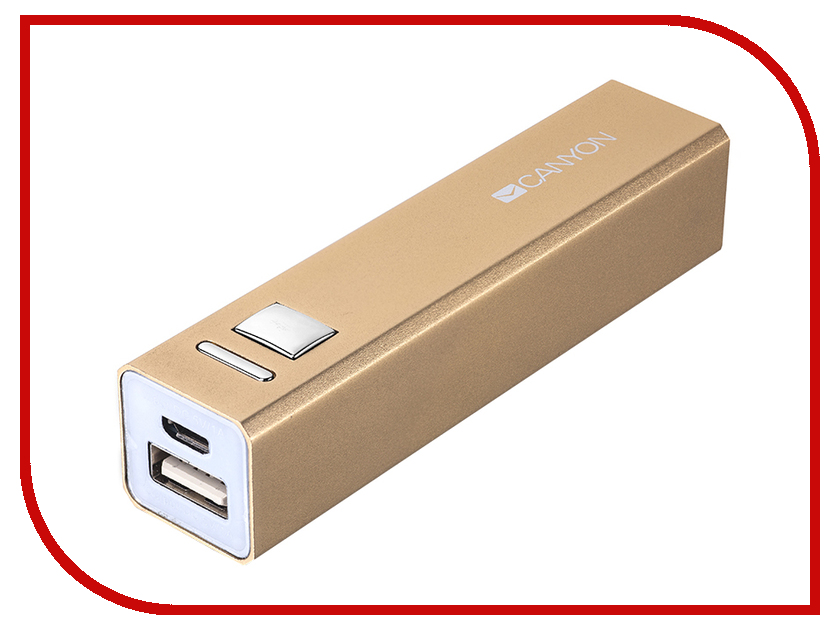 фото Аккумулятор Canyon CNE-CSPB26 2600mAh Gold CNE-CSPB26GO