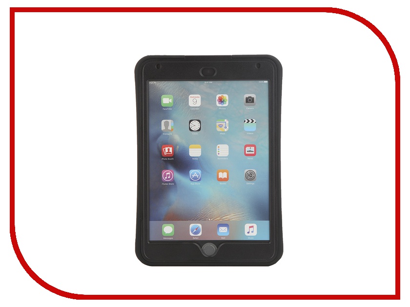 фото Аксессуар Чехол Griffin Survivor Slim для APPLE iPad mini 4 Black-Black GB41365
