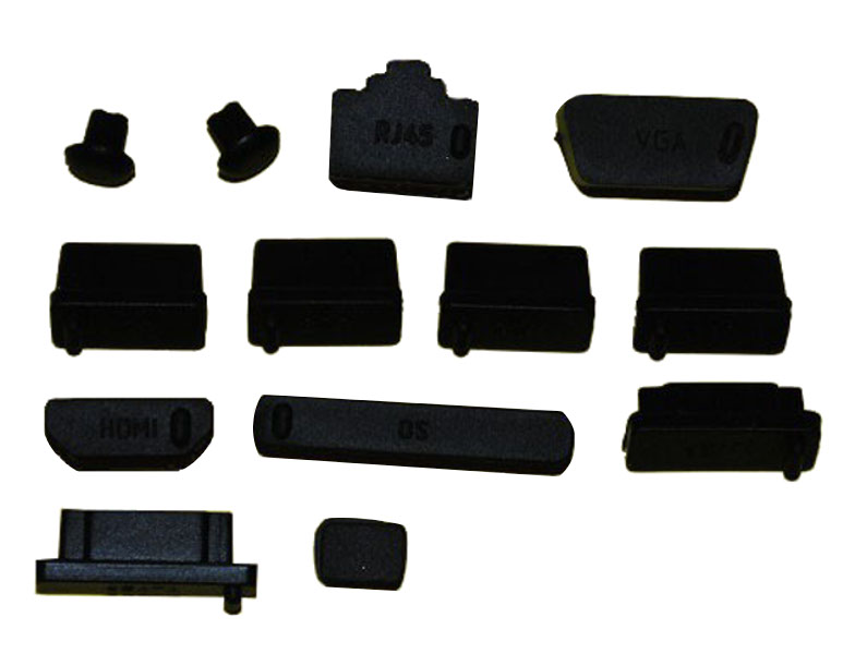 Аксессуар Espada IEEE1394 Заглушки для портов USB/VGA/HDMI/Audio/SD/eSata/RJ45 Black аксессуар espada dvi d 25m to hdmi 19f edvi25m hdmi19f