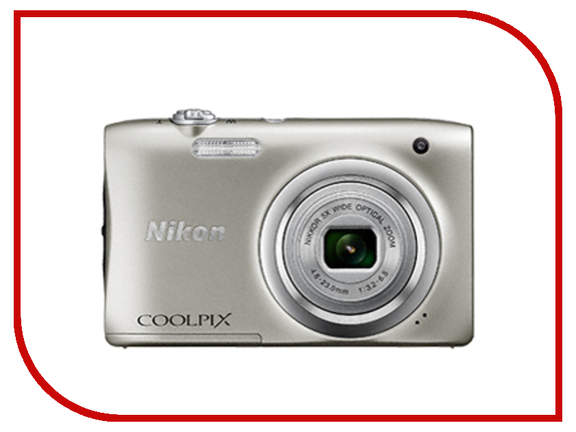фото Фотоаппарат Nikon Coolpix A100 Silver