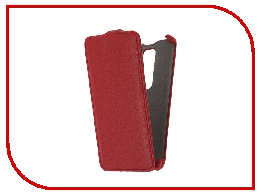 фото Аксессуар Чехол LG Class H650 Activ Flip Case Leather Red 57470