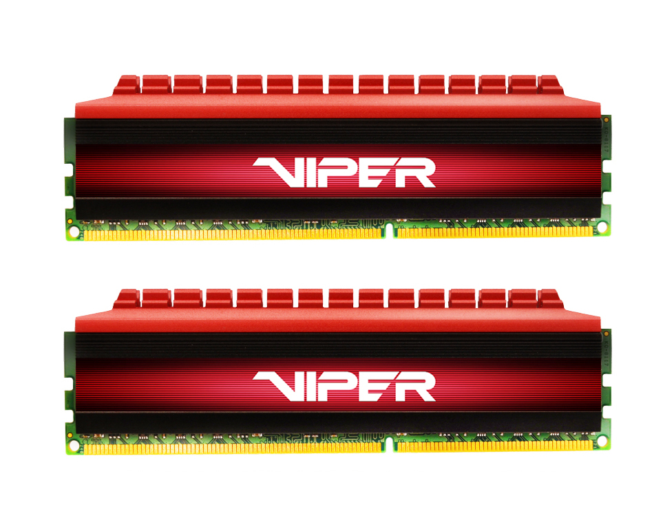 фото Модуль памяти Patriot Memory Viper 4 DDR4 DIMM 2800MHz PC4-22400 CL16 - 16Gb KIT (2x8Gb) PV416G280C6K