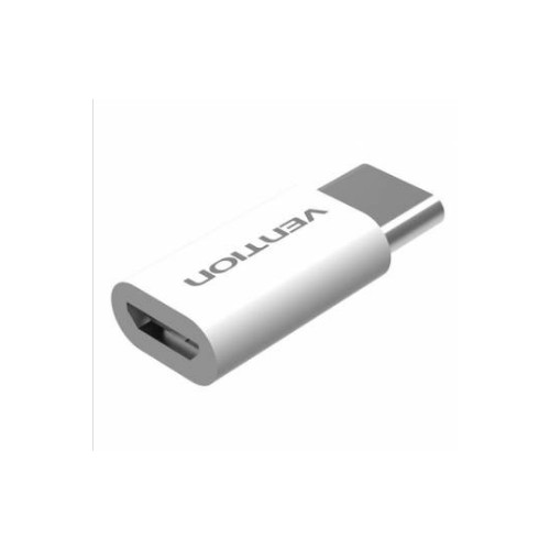 фото Аксессуар Vention USB Type C M - USB 2.0 Micro B 5pin F White VAS-S10-W