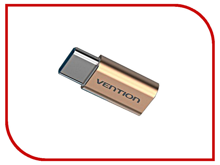 

Аксессуар Vention USB Type C M - USB 2.0 Micro B 5pin F Gold VAS-S10-G