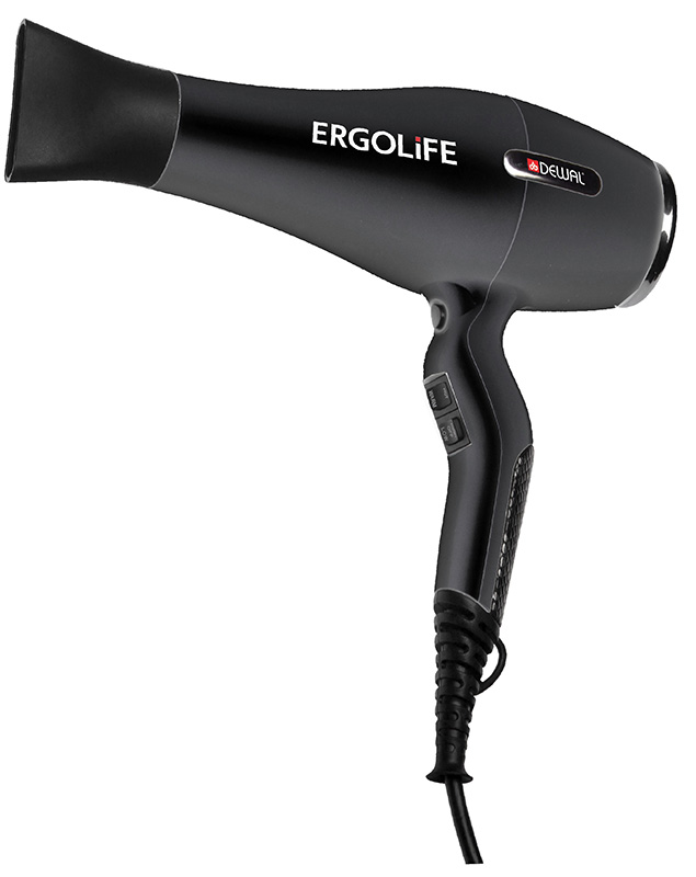 Фен DEWAL ErgoLife 03-001 Black