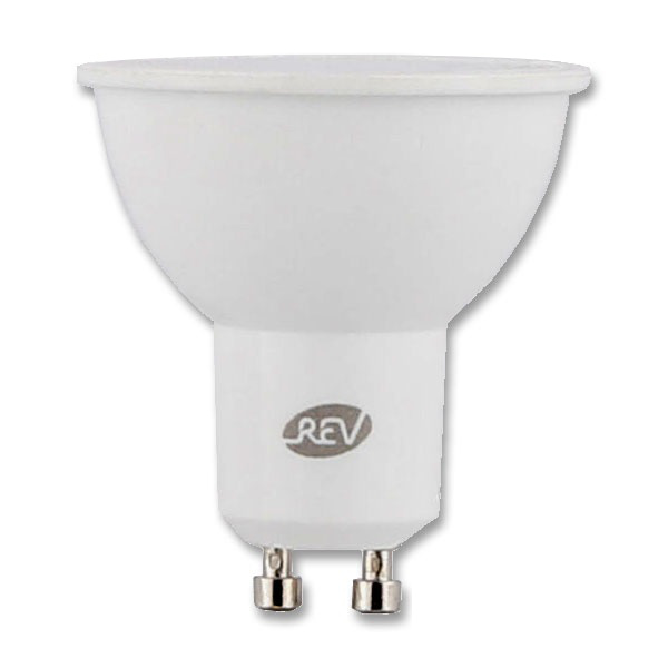 

Лампочка Rev LED GU10 PAR16 5W 220-240V 4000K 420Lm Cold Light 32329 7, LED PAR16 GU10 5W 4000K
