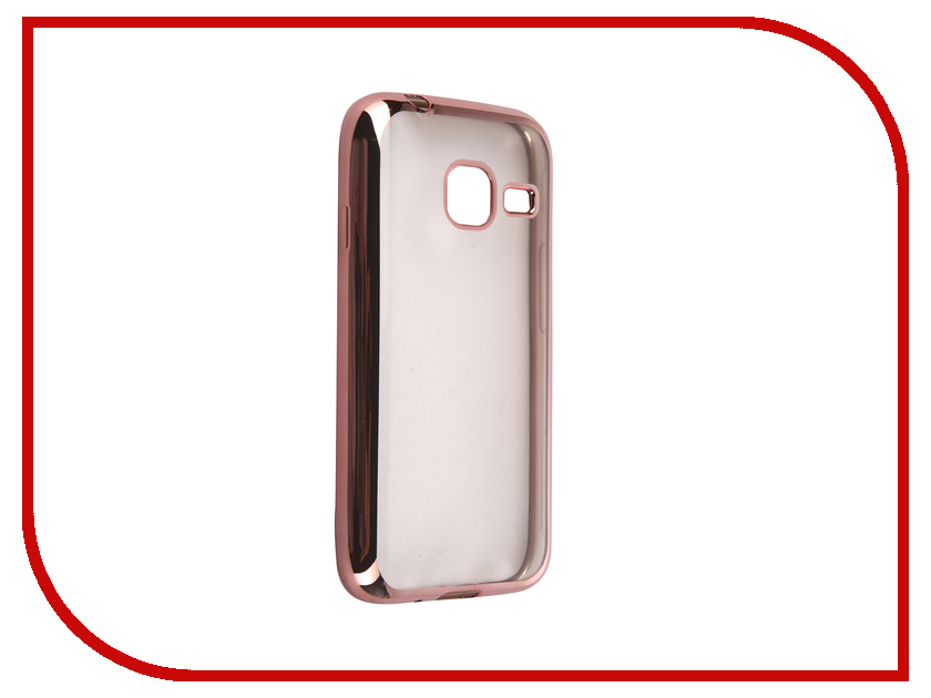 фото Аксессуар Чехол Samsung Galaxy J1 mini 2016 DF sCase-26 Rose Gold