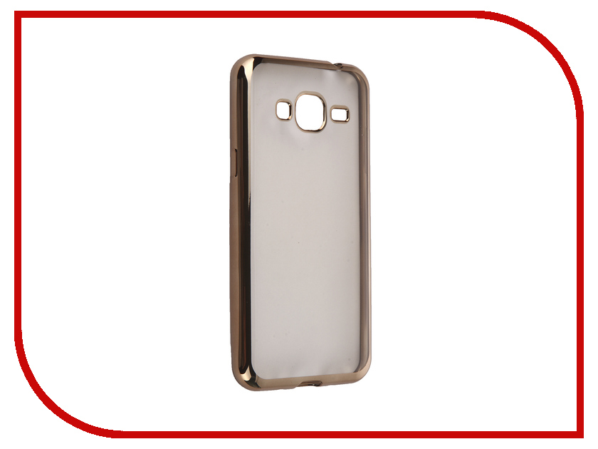 фото Аксессуар Чехол Samsung Galaxy J3 2016 DF sCase-28 Gold