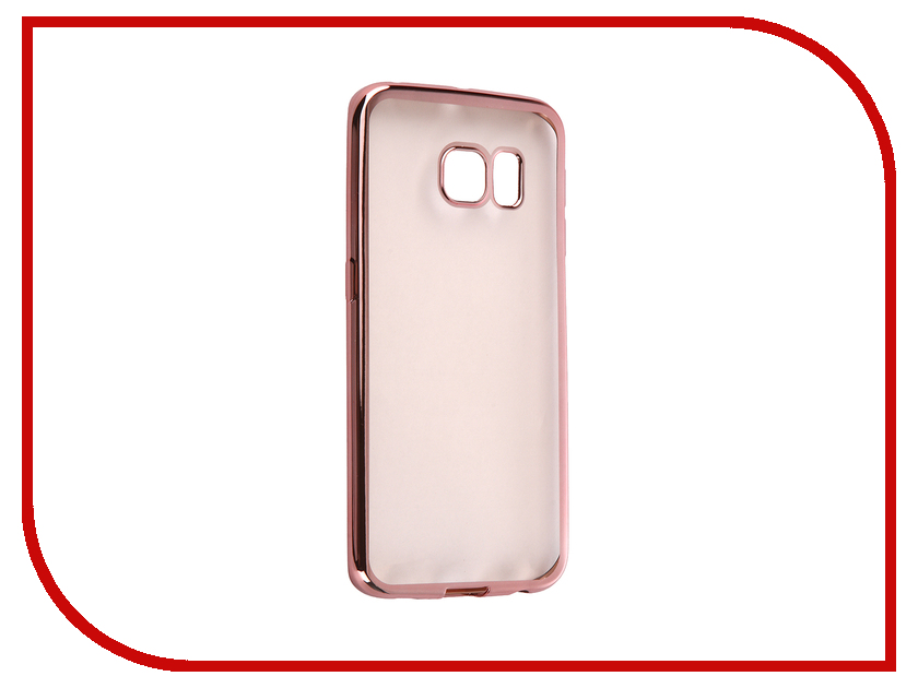 фото Аксессуар Чехол Samsung G925F Galaxy S6 Edge DF sCase-19 Rose Gold