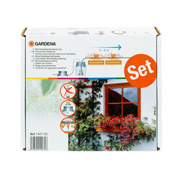 фото Комплект микрокапельного полива Gardena 01407-20.000.00 для горшечных растений