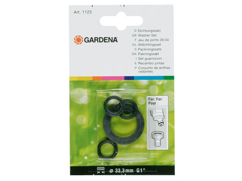 

Комплект прокладок для штуцеров Gardena 01125-20.000.00, 01125-20.000.00