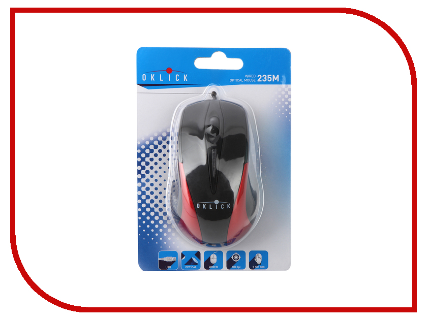 

Мышь Oklick 235M Black-Silver