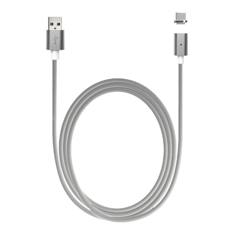 фото Аксессуар smarterra quickjack usb 2.0 / microusb white - магнитный кабель