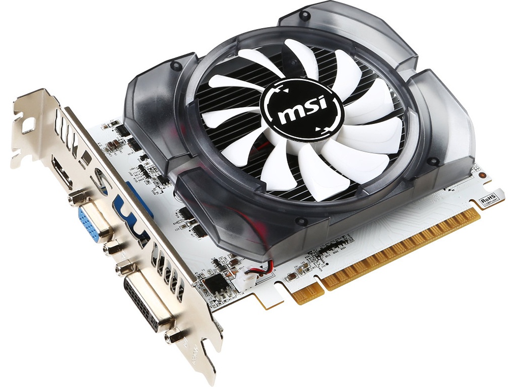 

Видеокарта MSI GeForce GT 730 700Mhz PCI-E 2.0 4096Mb 1000Mhz 128 bit DVI HDMI HDCP N730-4GD3V2, N730-4GD3V2
