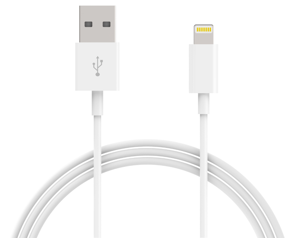 фото Аксессуар Maverick 8-pin Lightning для iPad 4 / iPhone 5 / 5S / SE 2.1A 2m White 1135