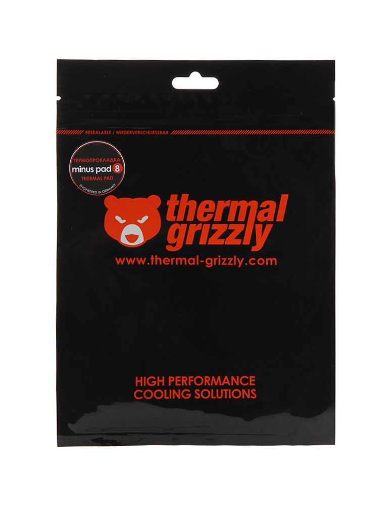 Термопрокладка Thermal Grizzly Minus Pad 8 100x100x1mm TG-MP8-100-100-10-1R