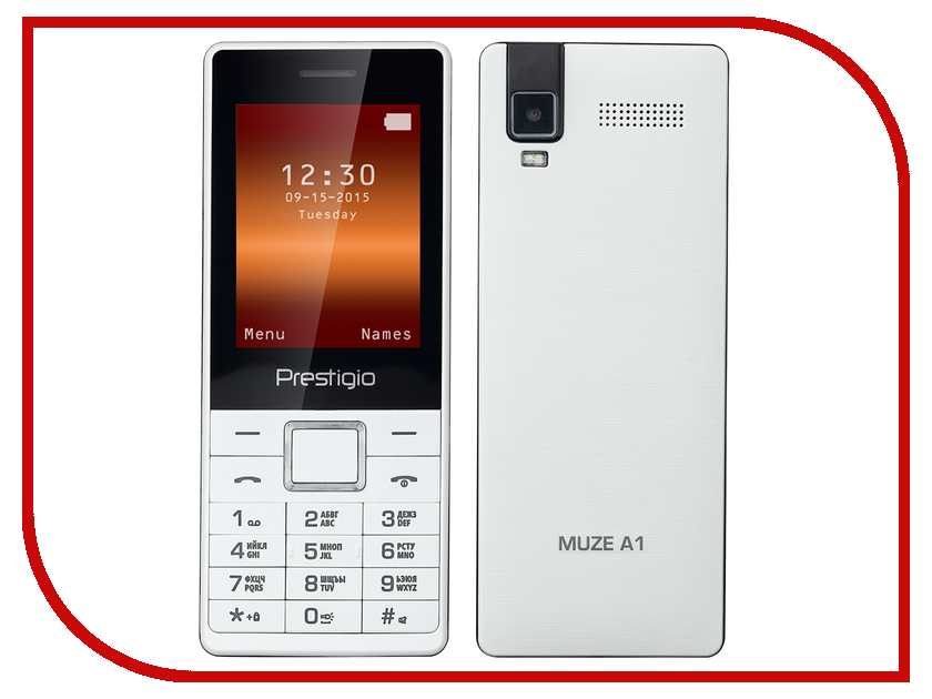 

Сотовый телефон Prestigio Muze A1 PFP1241DUO White