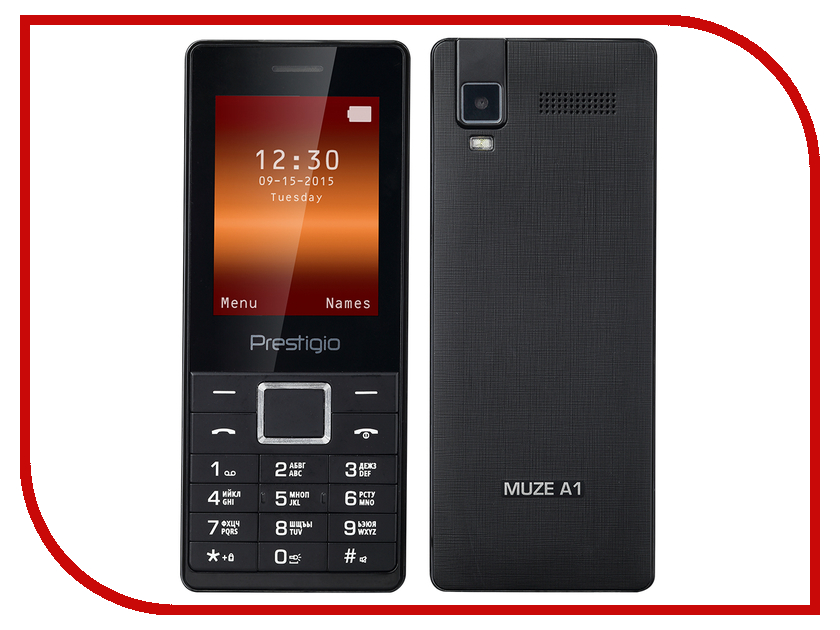 

Сотовый телефон Prestigio Muze A1 PFP1241DUO Black, Muze A1