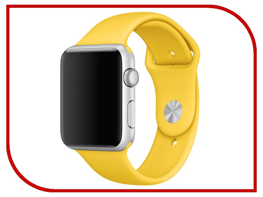 фото Умные часы APPLE Watch 42mm with Yellow Sport Band MMFE2RU/A