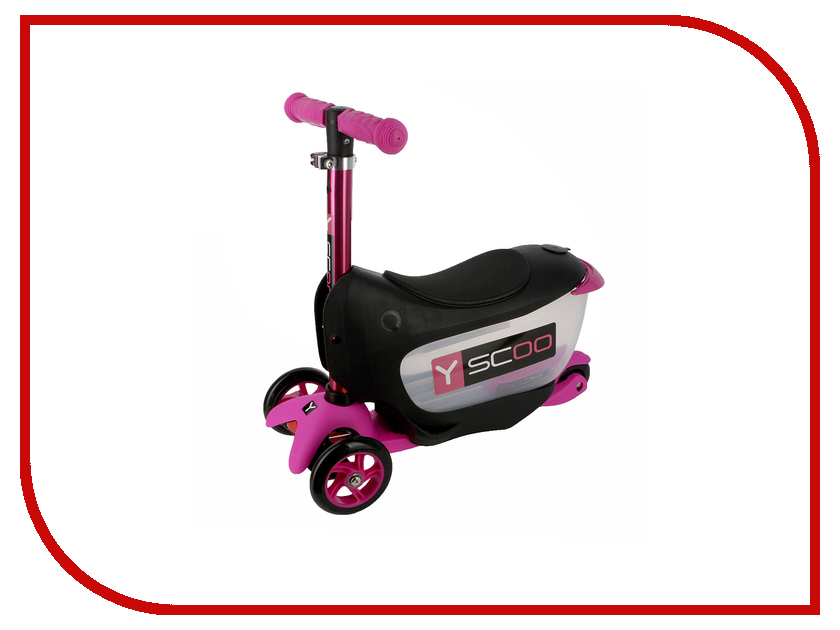 фото Самокат Y-SCOO Mini Jump&amp;Go Pink