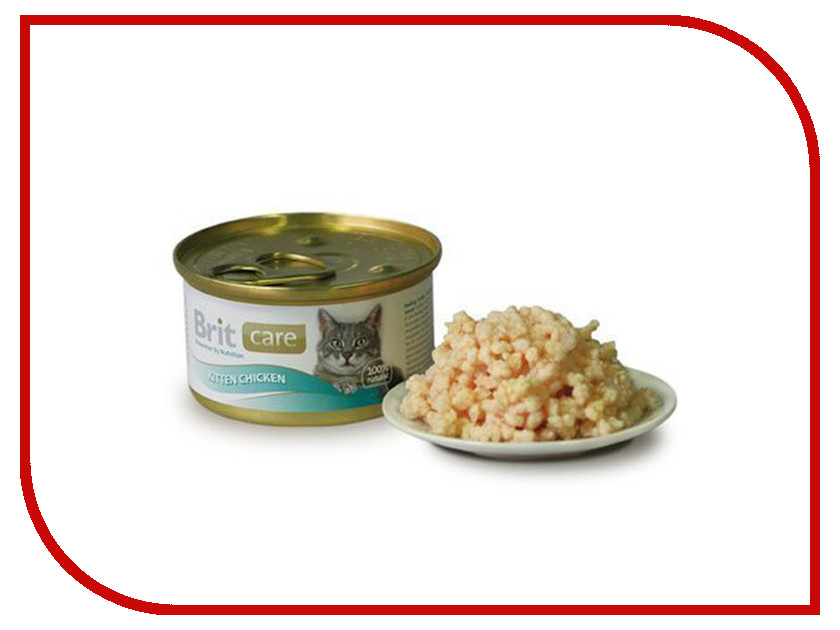 

Корм Brit Kitten Chicken 80g для котят 100061/3032