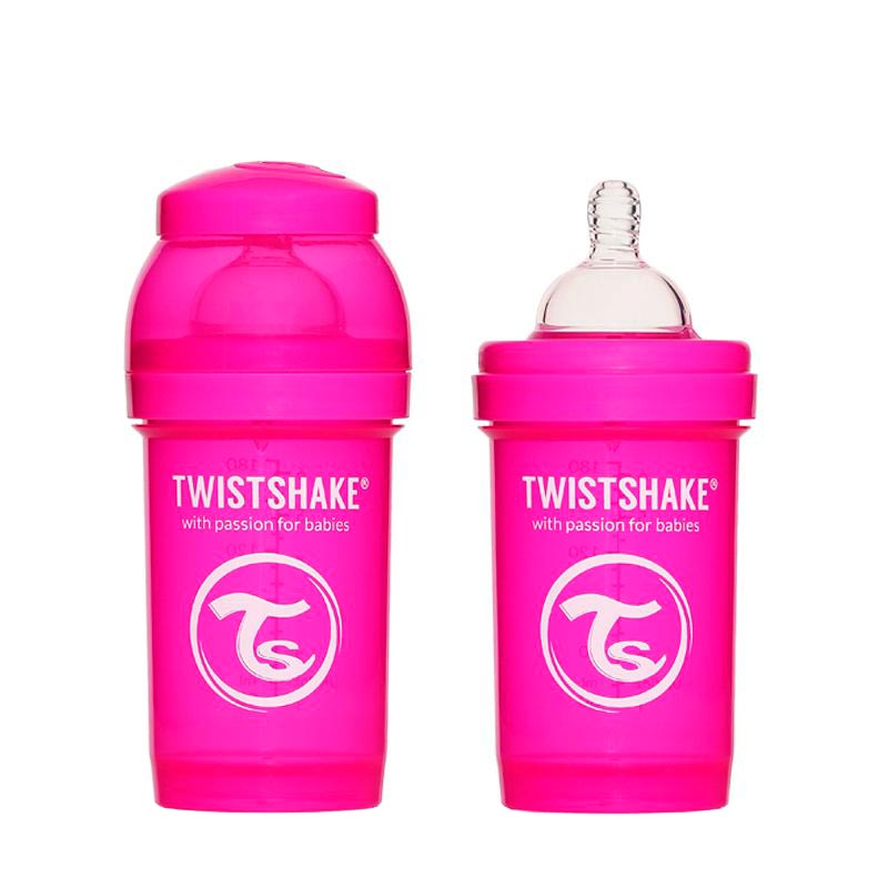 Бутылочка Twistshake 180ml Pink 780001