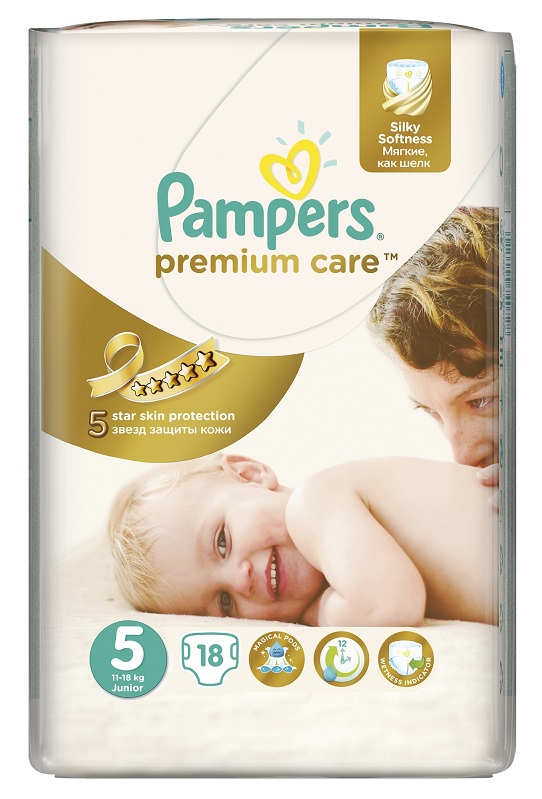 Подгузники Pampers Premium Care Junior 11-18кг 18шт 4015400740728