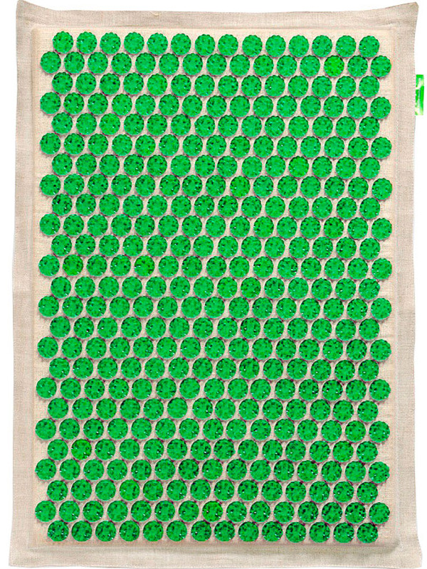 Аппликатор Тибетский аппликатор Кузнецова на мягкой подложке большой для чувствительной кожи 41х60см Green