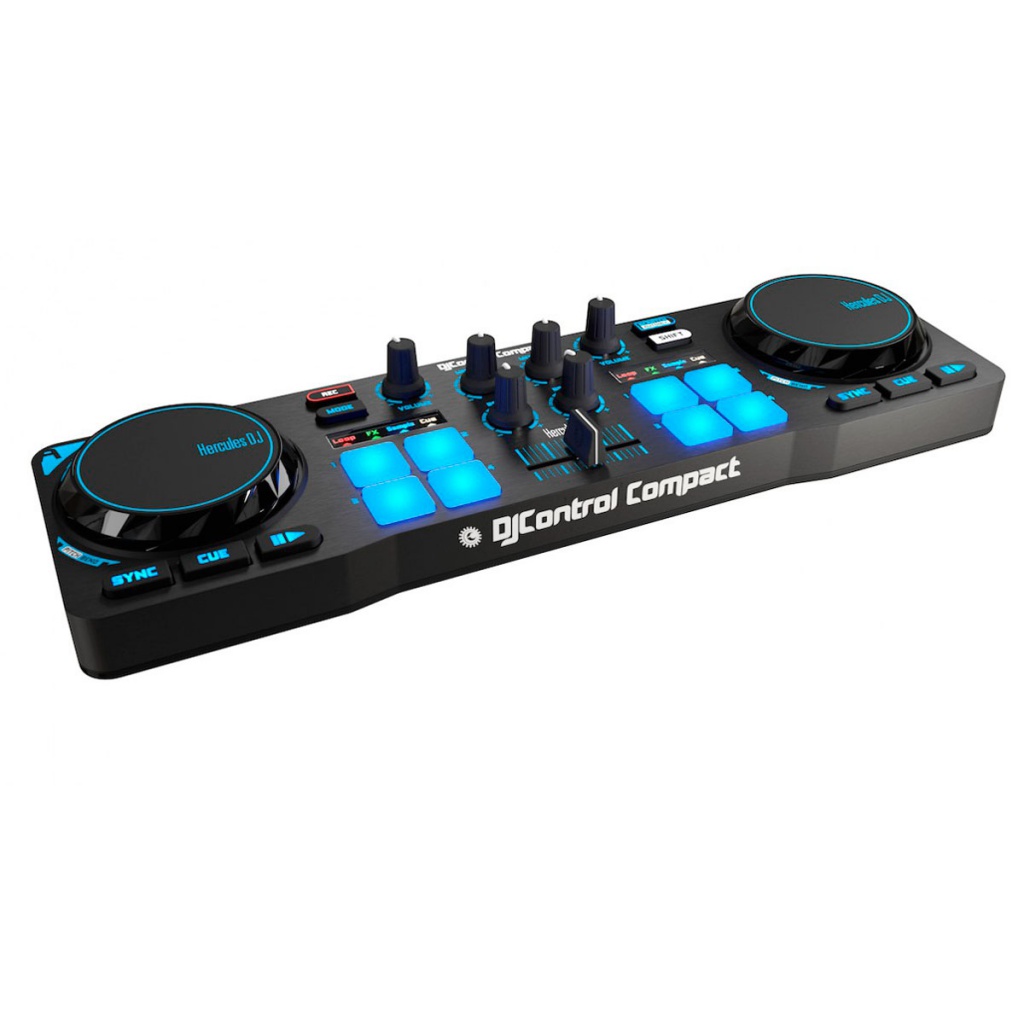 

Dj контроллер Hercules DJControl Compact 4780843, DJControl Compact