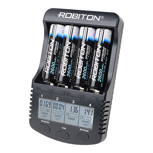 Зарядное устройство Robiton MasterCharger Pro robiton тестер robiton bt1 black