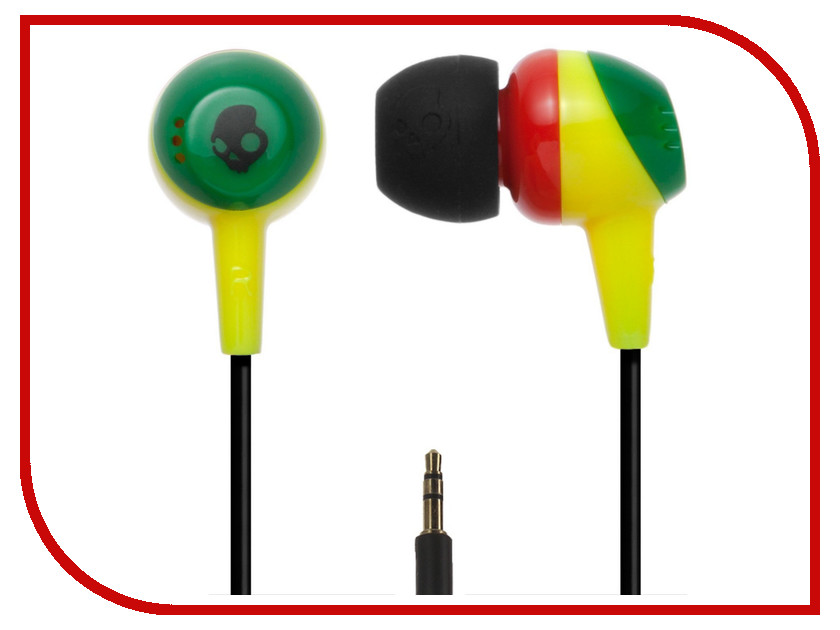 фото Наушники Skullcandy Jib Rasta S2DUDZ-058