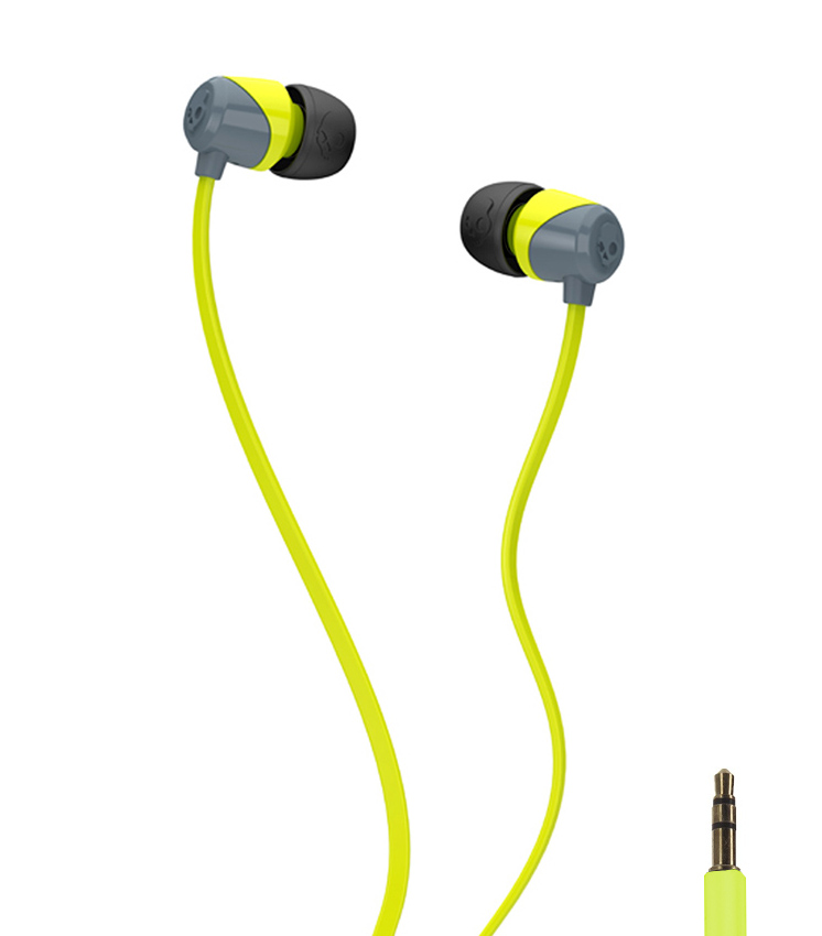 фото Наушники skullcandy jib lime grey s2dufz-385