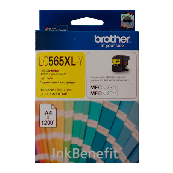 Картридж Brother LC565XLY Yellow для MFC-J2510/MFC-J2310/MFC-J3720/MFC-J3520