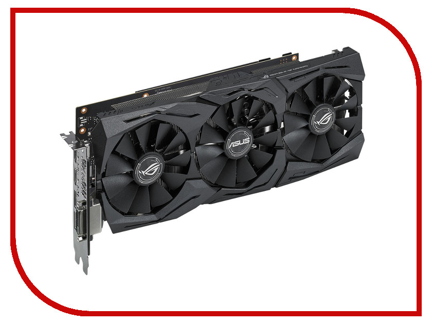 

Видеокарта ASUS GeForce GTX 1060 1620Mhz PCI-E 3.0 6144Mb 8208Mhz 192 bit DVI HDMI HDCP ROG STRIX-GTX1060-O6G-GAMING