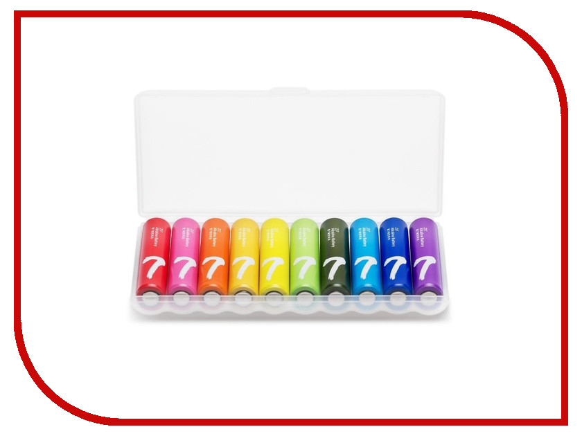 фото Батарейка AAA - Xiaomi Rainbow ZI7 Colors (10 штук)