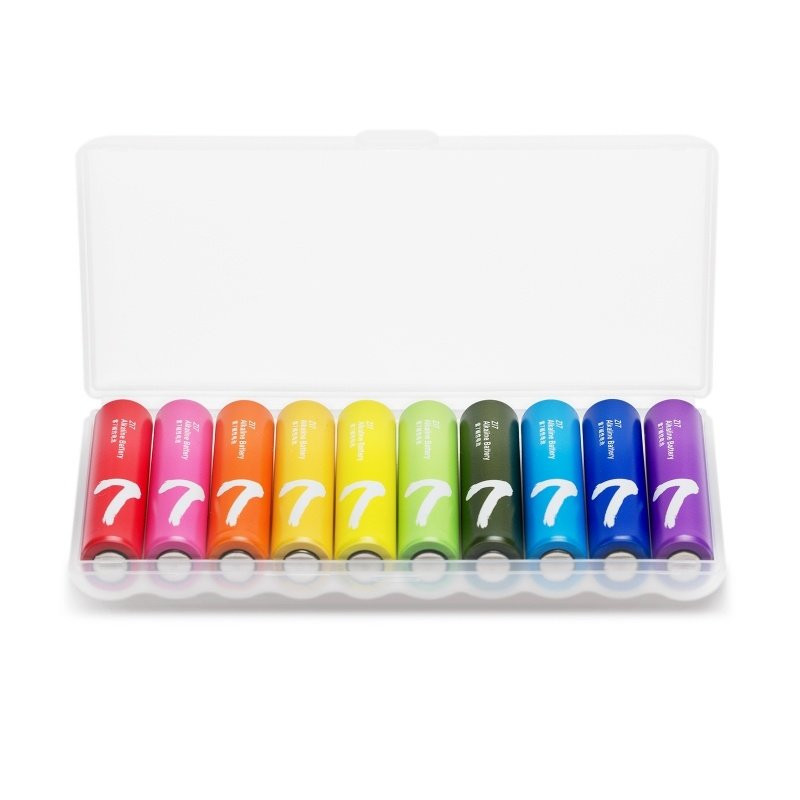 батарейка aa xiaomi rainbow zi5 colors 10 штук Батарейка AAA - Xiaomi Rainbow ZI7 Colors (10 штук)