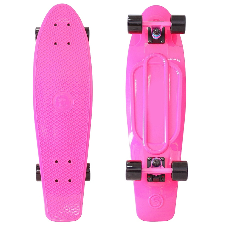 фото Скейт Y-Scoo Big Fishskateboard 27 Pink-Black 402-P