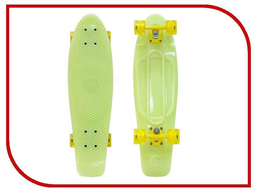 

Скейт Y-SCOO Big Fishskateboard Glow 27 Yellow-Yellow 402E-Y