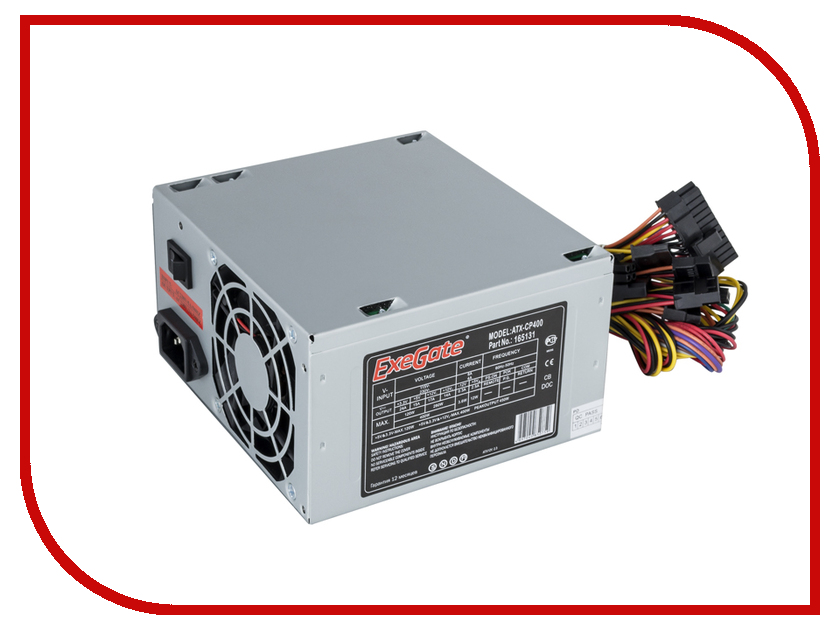 

Блок питания ExeGate ATX-CP400 400W 165131