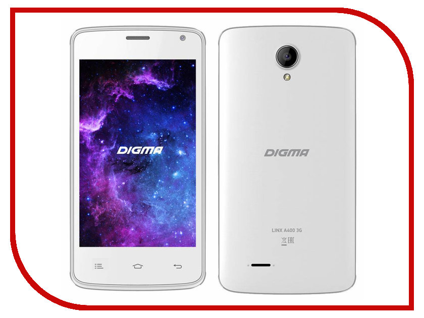 фото Сотовый телефон Digma Linx A400 3G White