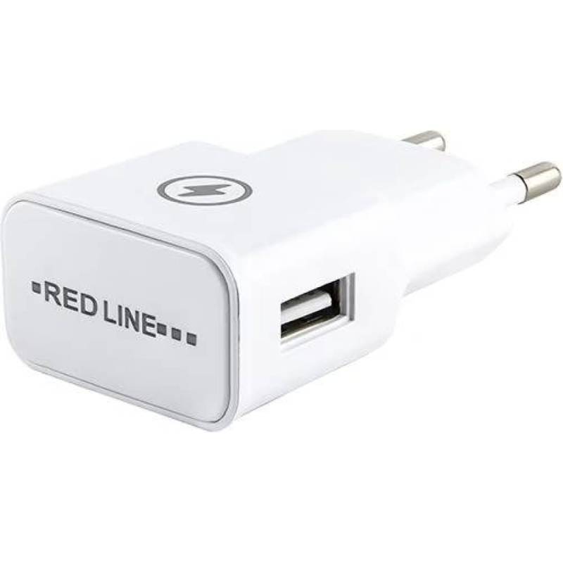 Зарядное устройство Red Line NT-1A USB 1A White УТ000009406 сетевое зарядное устройство red line 1 usb модель nt 1a 1a черный