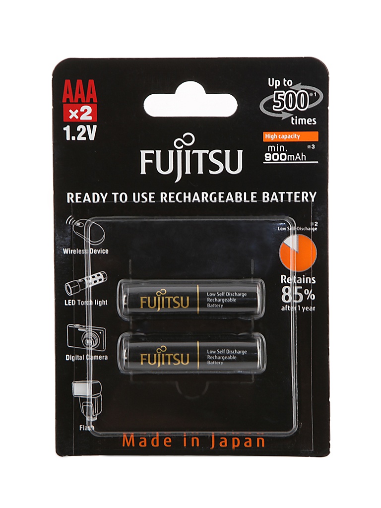 фото Аккумулятор AAA - Fujitsu HR-4UTHCEU (2B) 900 mAh (2 штуки) FDKB00007 84438 Fujitsu-siemens