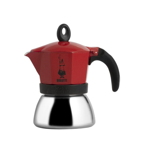 Bialetti Moka Induction на 3 чашки Red