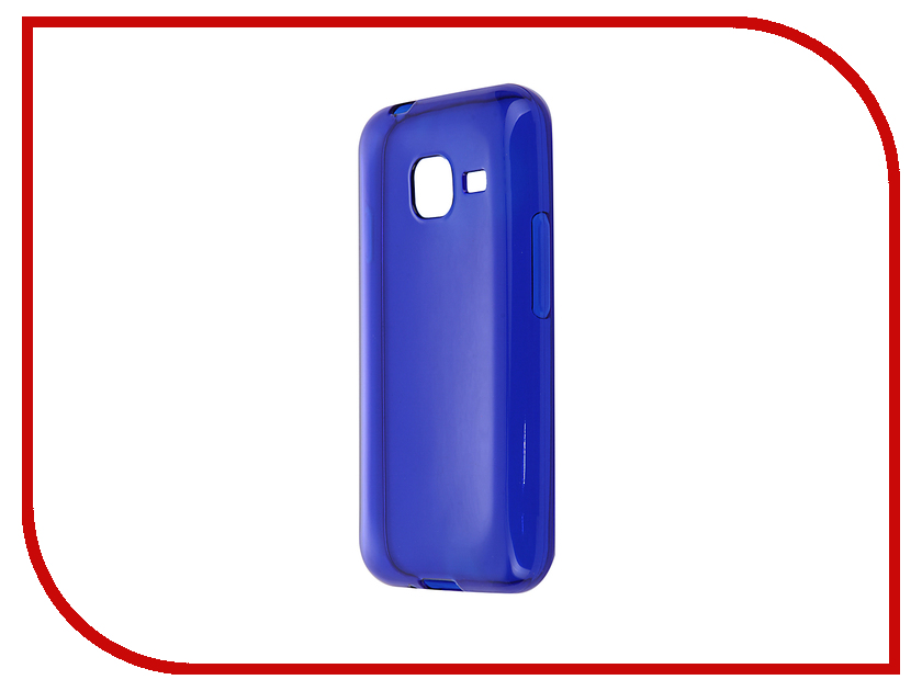 фото Аксессуар Чехол-накладка Gecko for Samsung Galaxy J1 mini J105H 2016 силиконовый Transparent Blue S-G-SGJ1mini-2016-DBLU