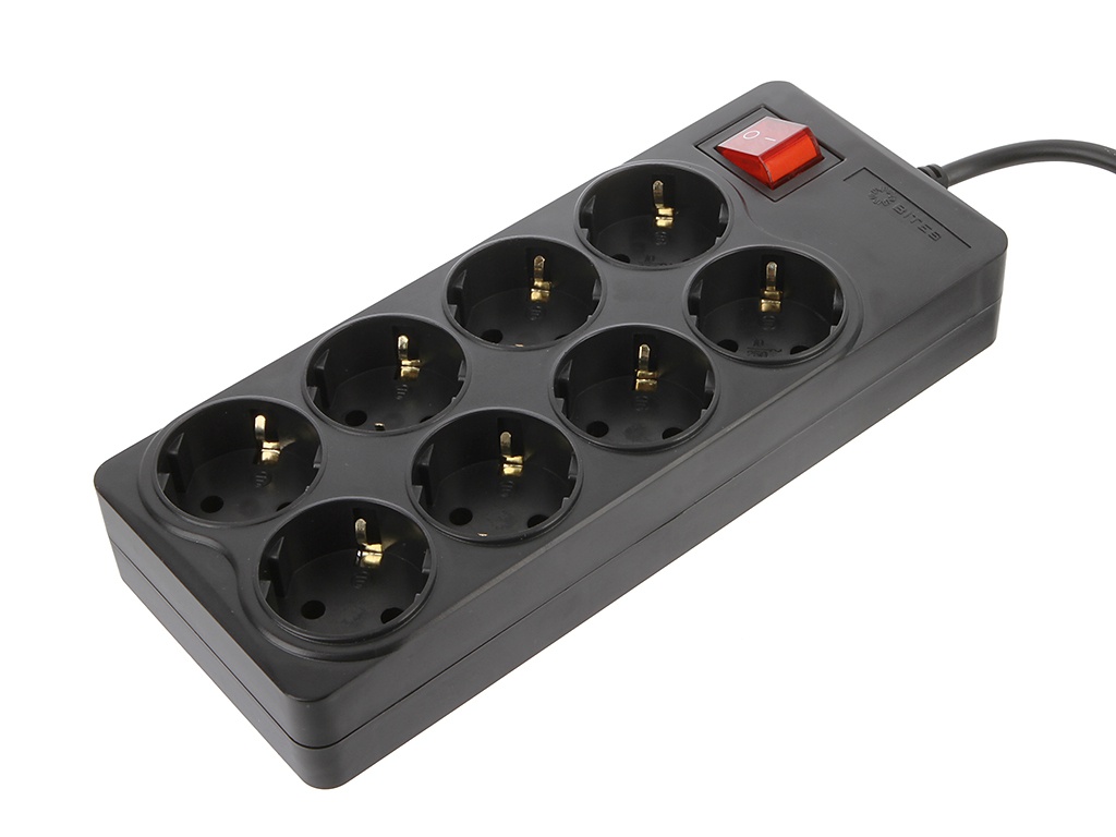 

Сетевой фильтр 5bites Extra 8 Socket 1.8м Black SP8-B-18, SP8-B-18